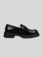 BELVARNÈLeather Platform Loafer Black