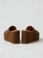 BELVARNÈSuede Platform Wedge Slide