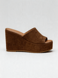 BELVARNÈSuede Platform Wedge Slide